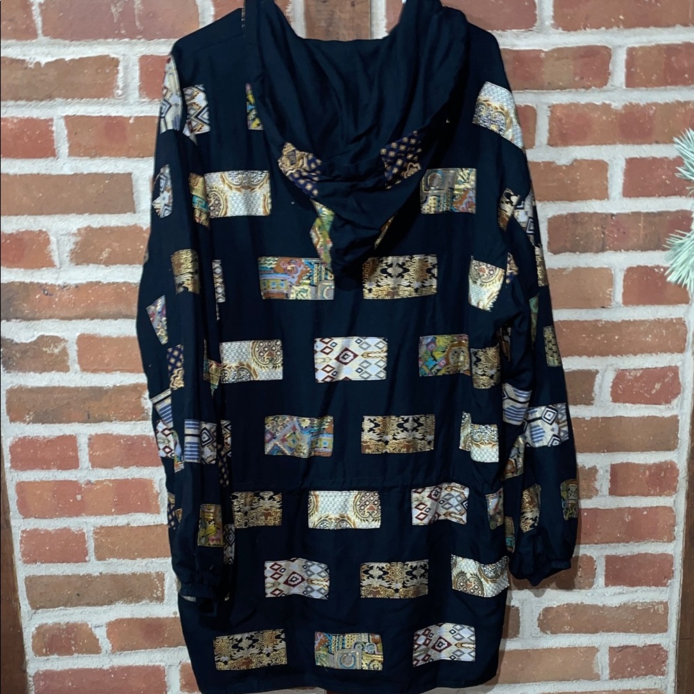 Vintage 90s Patchwork Jacket, size large - image 5